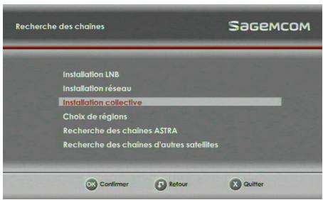 SAGEM DS87HD - Recherche des chaînes - 2