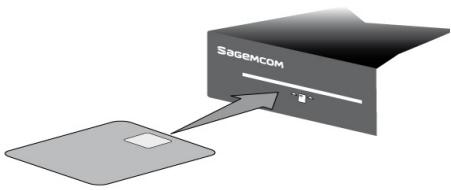 SAGEM DS87HD - Activation de la carte TNTSAT - 1