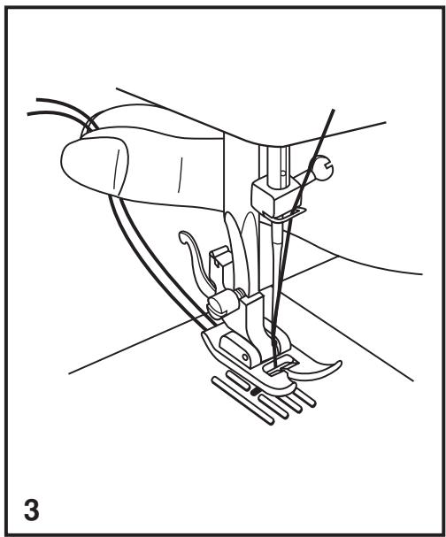 SINGER MC SISTER 2405 - Pour remonter le fil de canette - 3