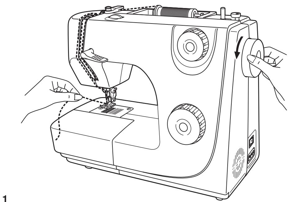 SINGER MC SISTER 2405 - Pour remonter le fil de canette - 1