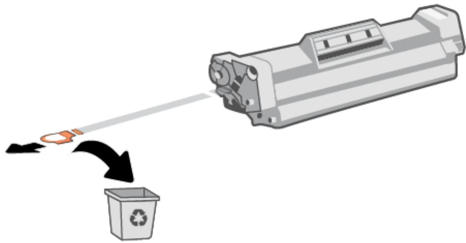 HP LASERJET M1212NF - Retrait et remplacement d'une cartouche de toner - 6