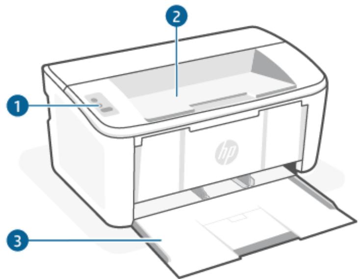 HP LASERJET M1212NF - Vue de face de l'imprimante - 1