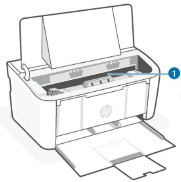 HP LASERJET M1212NF - Emplacements des bourrages papier - 1
