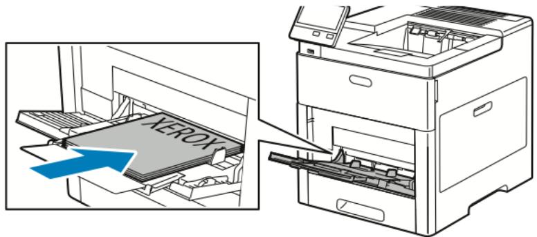 XEROX C600V - Placez le papier dans le magasin. - 4
