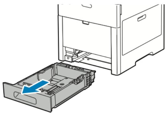 XEROX C600V - Chargement d'étiquettes dans le magasin 1 - 1