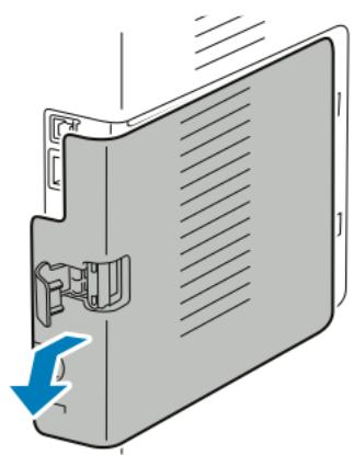 XEROX C600V - Retrait de l'adaptateur réseau sans fil - 3