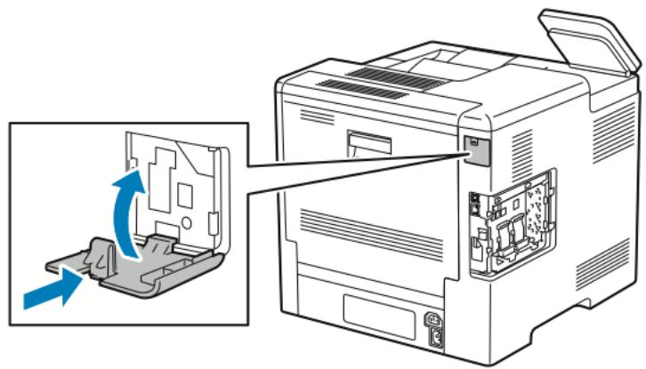 XEROX C600V - Retrait de l'adaptateur réseau sans fil - 6