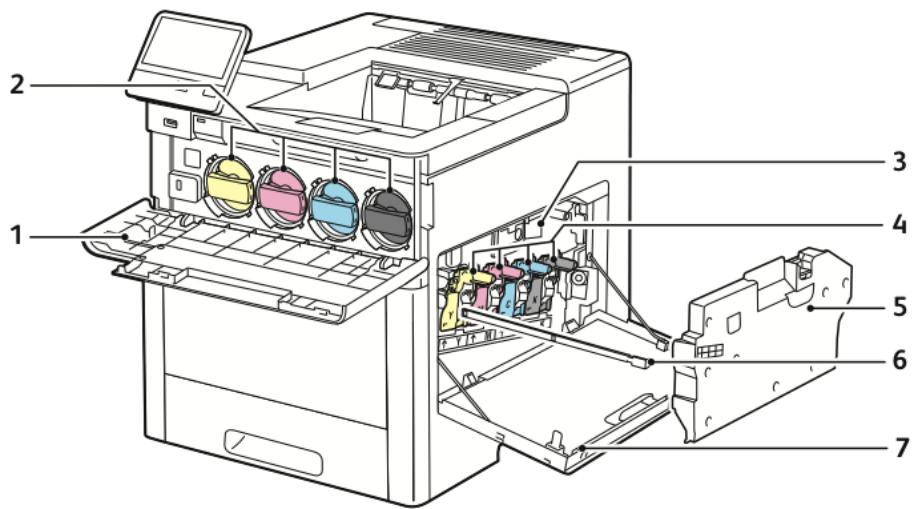 XEROX C600V - Composants internes - 1