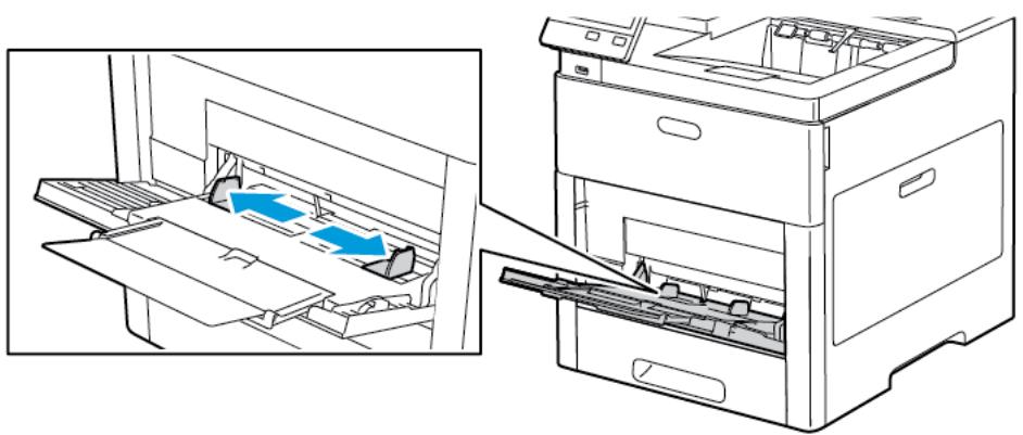 XEROX C600V - Chargement d'enveloppés dans le départ manuel - 3