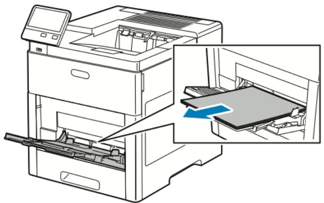 XEROX C600V - Chargement des étiquettes dans le département manuel - 1