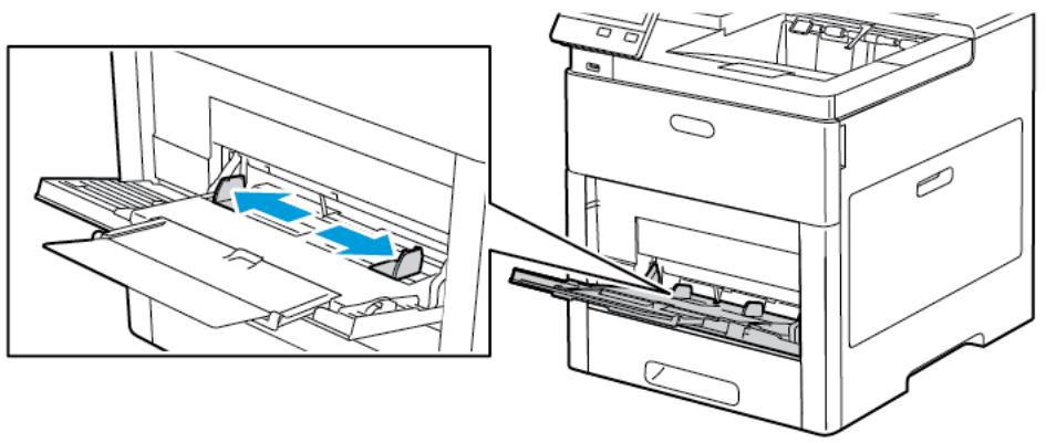 XEROX C600V - Chargement du papier dans le département manuel - 3