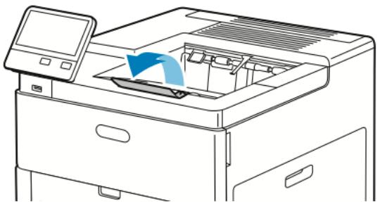 XEROX C600V - Sortie de l'extension du bac récepteur. - 1