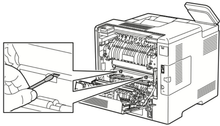 XEROX C600V - Nettoyage des détecteurs de densité des couleurs - 3