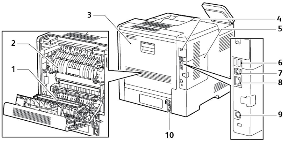XEROX C600V - Vue arrière - 1