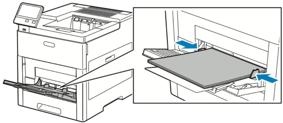 XEROX C600V - Placez le papier dans le magasin. - 6