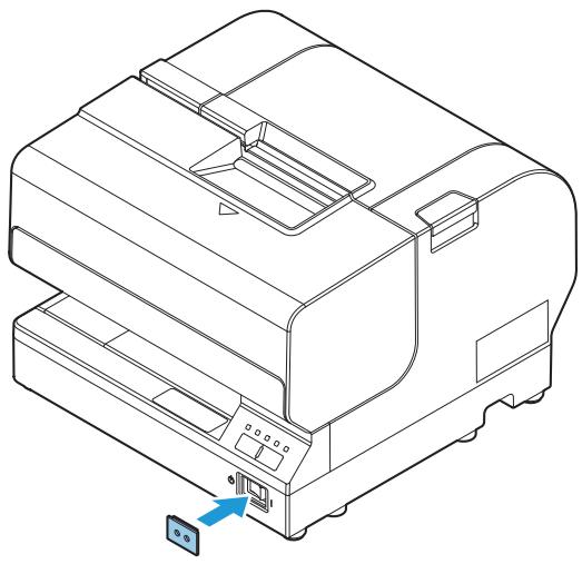 EPSON TM-J7200 - Attaching the Power Switch Cover - 2