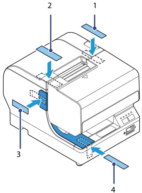 EPSON TM-J7200 - Remove the roll paper. - 2