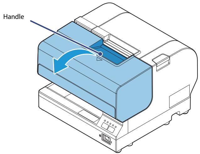 EPSON TM-J7200 - Installing/Replacing the Ink Cartridge - 1
