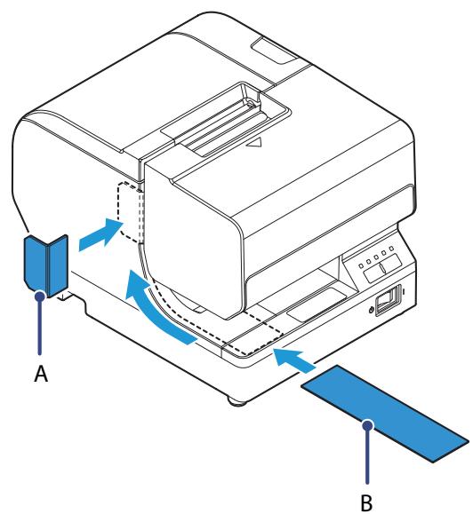 EPSON TM-J7200 - Remove the roll paper. - 1