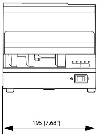 EPSON TM-J7200 - External Dimensions - 2
