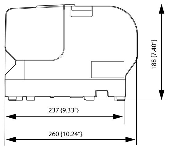 EPSON TM-J7200 - External Dimensions - 7
