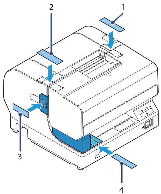 EPSON TM-J7200 - Remove the roll paper. - 4