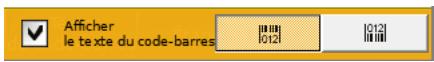 DYMO 300 - Pour changer la position du texte sur le code-barres - 1
