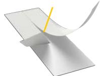 DYMO 300 - Retirer l'endos d'étiquette - 1