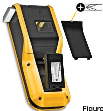 DYMO 300 - Pour retirer la pile - 1
