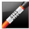 DYMO 300 - Pour creer une etiquette de recouvrement de cable laminé - 2