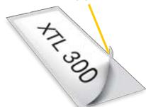 DYMO 300 - Pour enlever les étiquettes prédimensionnées de leur support - 1