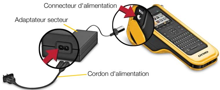 DYMO 300 - Pour charger la pile - 2