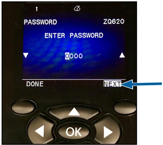 ZEBRA ZQ620 - Écran Home Menu (Menu Accueil) - 3