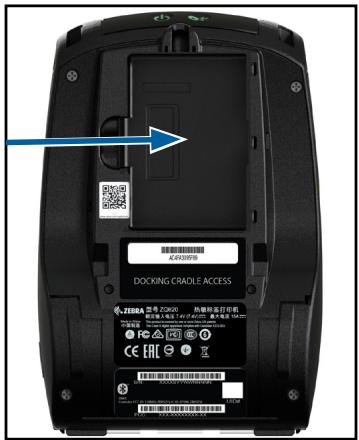 ZEBRA ZQ620 - Installation de la batterie - 1