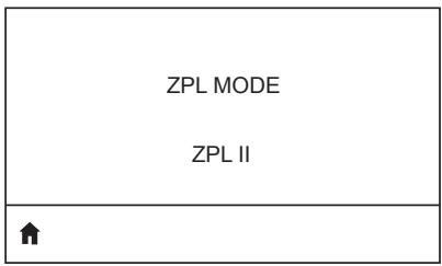 ZEBRA ZQ620 - Menu SETTINGS (PARAMÉTRES) - 40