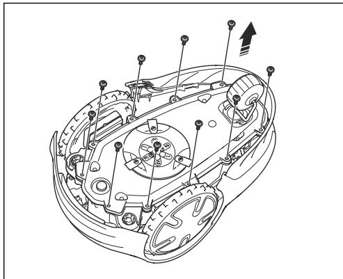 GARDENA SILENO MINIMO 300 - Remplacement ou retrait de la batterie - 3
