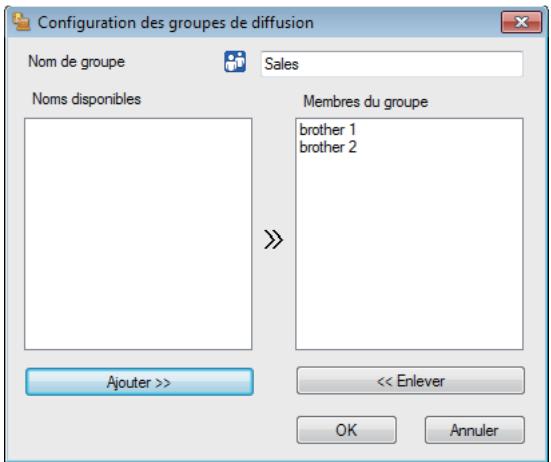 BROTHER MFC-L6950DW - Créer un groupe dans le carnet d'adresses (Windows) - 2