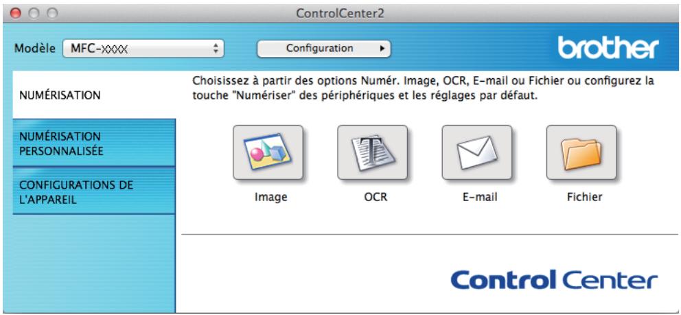 BROTHER MFC-L6950DW - Numériser automatiquement les deux faces d'un document à l'aide de ControlCenter2 (Mac) - 2