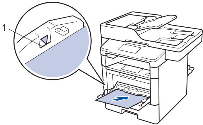 BROTHER MFC-L6950DW - Charger et imprimer du papier épais et des étiquettes à l'aide du bac universel - 6