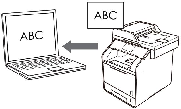 BROTHER MFC-L6950DW - Numériser vers un fichier texte modifiable (OCR) à l'aide du mode Avancé de ControlCenter4 (Windows) - 1