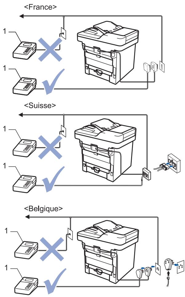 BROTHER MFC-L6950DW - Répondeur externe (répondeur téléphonique) - 1