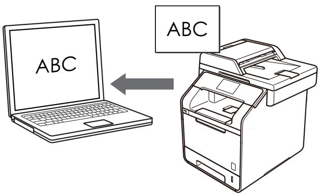 BROTHER MFC-L6950DW - Numériser vers un fichier texte modifiable (OCR) à l'aide de ControlCenter2 (Mac) - 1