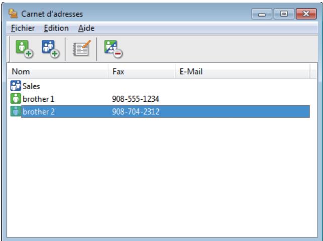 BROTHER MFC-L6950DW - Exporter le carnet d'adresses (Windows) - 1