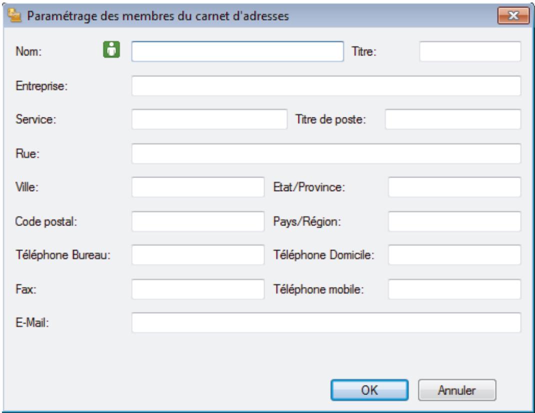 BROTHER MFC-L6950DW - Ajouter un membre au carnet d'adresses (Windows) - 2
