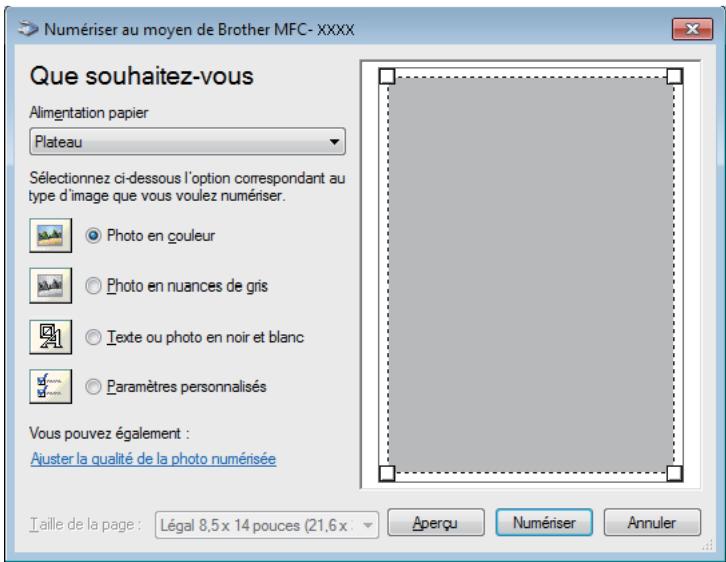BROTHER MFC-L6950DW - Paramètres du pilote WIA (Windows) - 1