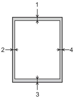 BROTHER MFC-L6950DW - Zones non numérisables et non imprimables - 1