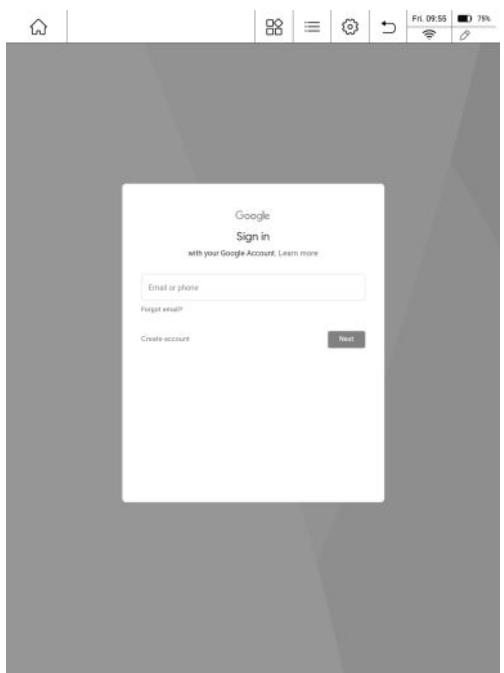 BOOKEEN NOTAEA - Paramétrer les applications - 1