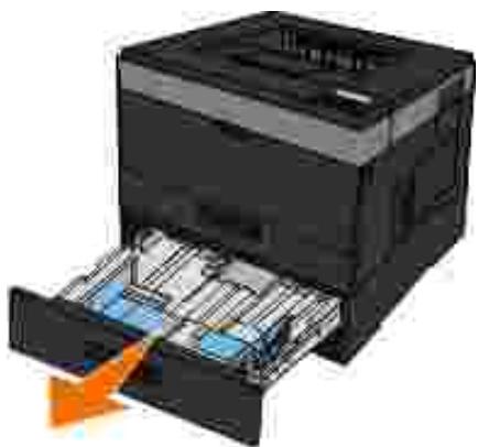 DELL 2350D - Chargement du tiroir papier 550 feuilles - 1