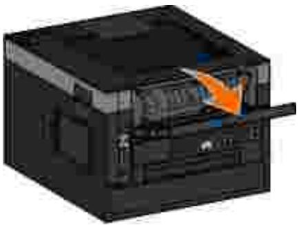 DELL 2350D - Utilisation du réceptacle arrière - 1