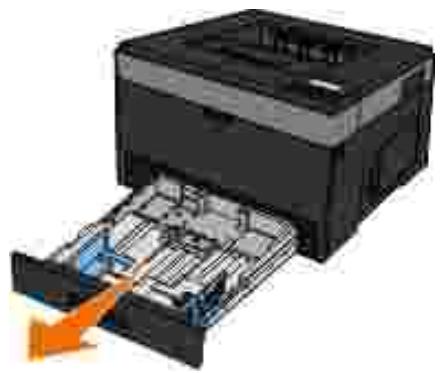 DELL 2350D - Chargement du tiroir papier 250 feuilles - 1